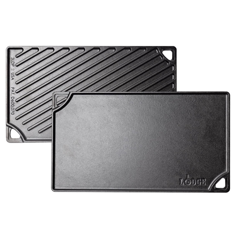 Lodge Cast Iron Griddle Black