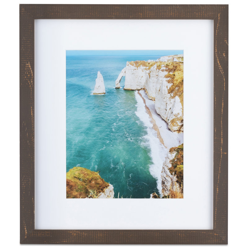 Cadre photo Blevins, 10 po x 13 po, Brun