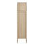 Nolan Tall Arched Storage Display Cabinet In Walnut Hickory-105239778