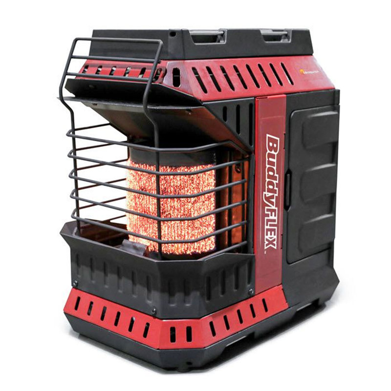 Mr. Heater Red and Black Portable Propane Heater with Safety Features