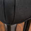 Chaise d'appoint rembourrée en lin capitonné Pangle-100640932