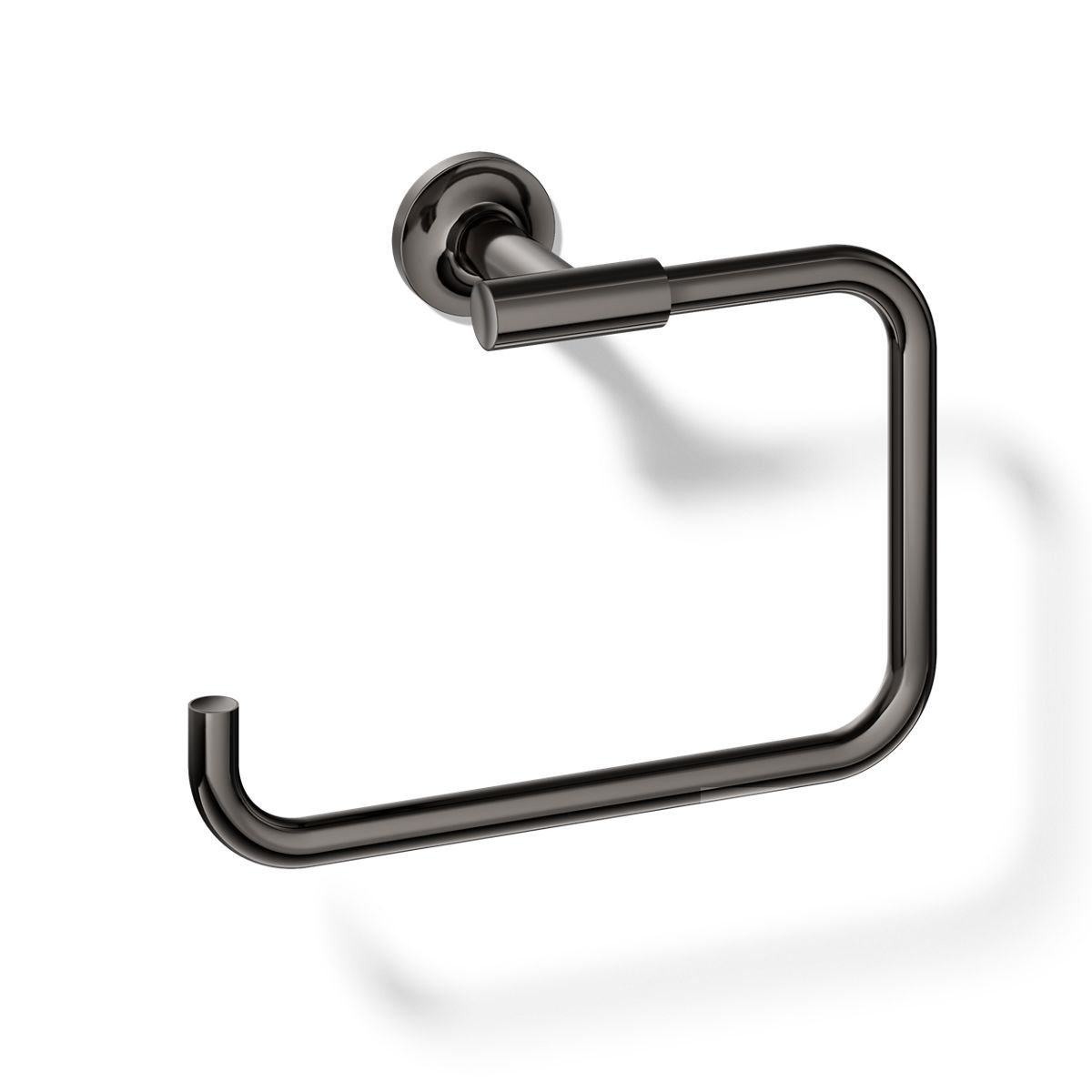 Purist Wall-Mounted Towel Ring, Vibrant Titanium