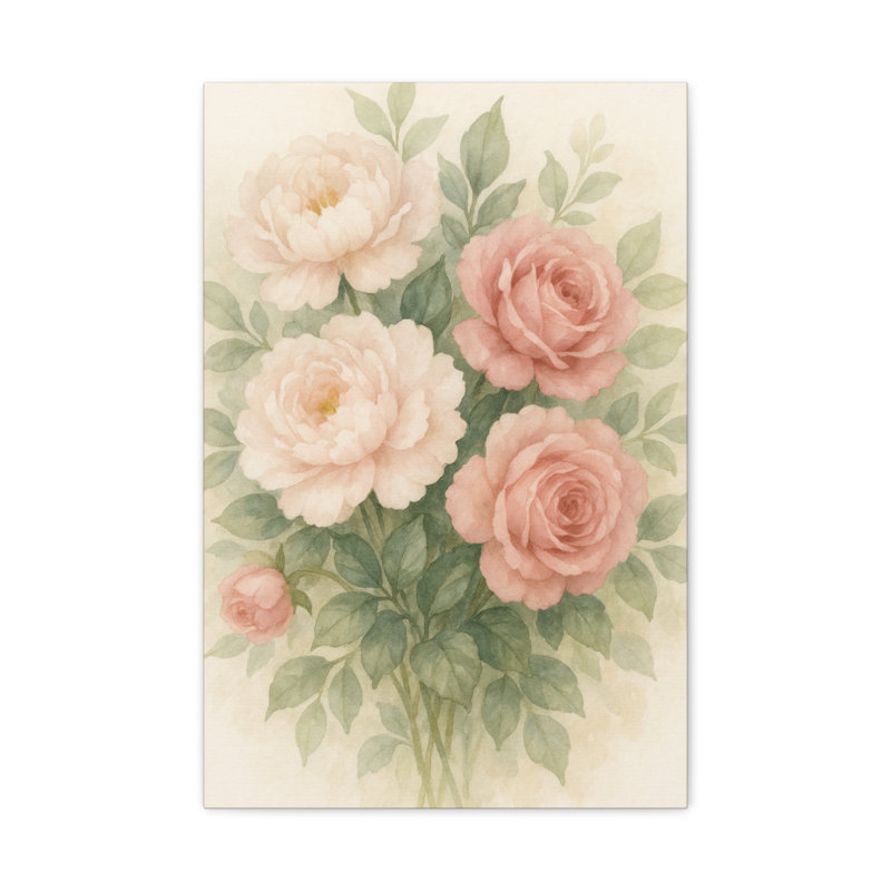 Aaroon Single Picture Frame Print on Canvas, 60.96 cm H x 40.64 cm W