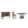 Leane 6 - Person Extendable Four Leg Dining Set