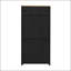 Armoire à chaussures polyvalente à grain de bois avec panneaux réglables et tiroir supplémentaire pour l'organisation du couloir-890219226