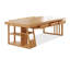 Bureaux rectangulaires en bois massif 70,87 "Burlywood-107962431