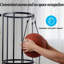 Support à balles avec petit support à balles inférieur, 3 organisateurs d'équipement de sport à cordons élastiques réglables, support de basketball mural, 4 couches