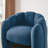 Mona 35.04'' W Modern Tufted Flannel Upholstered Accent Barrel Chair (Set of 2)-616411689
