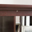 Armoire basse à 2 grilles avec bande lumineuse RVB en couleur et poignées rétro, tablettes réglables à 2 niveaux, rangement en verre multifonctionnel pour diverses pièces-1055862402