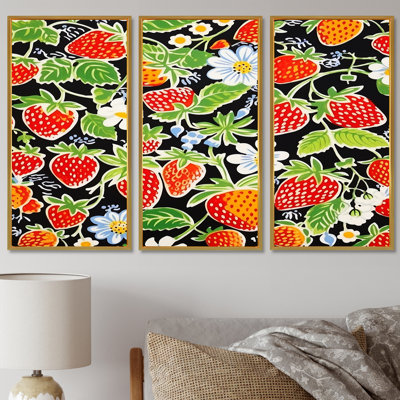 Alfreda - nourriture, ensemble d'impression d'art mural