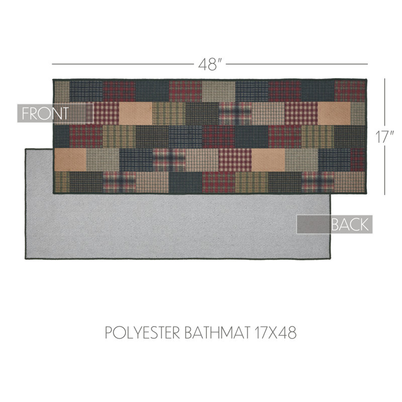 Tapis de bain Tea Cabin, L 48 po x L 17 po