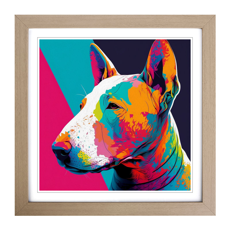 Single Picture Frame Print on Wood, Oak