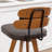 Modern Swivel Upholstered Leather Counter & Bar Stool-2059424400-2059424401