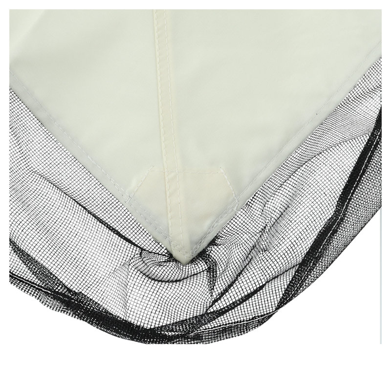 10x12 Replacement Canopy Top for Lowe's Allen & Roth Gazebo - White Heavy Duty UV Resistant Roof with Air Vent