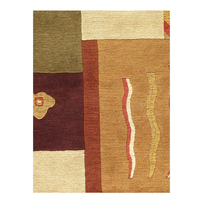 One-of-a-Kind Rectangle 4'1" X 6'1" Hand Knotted Area Rug