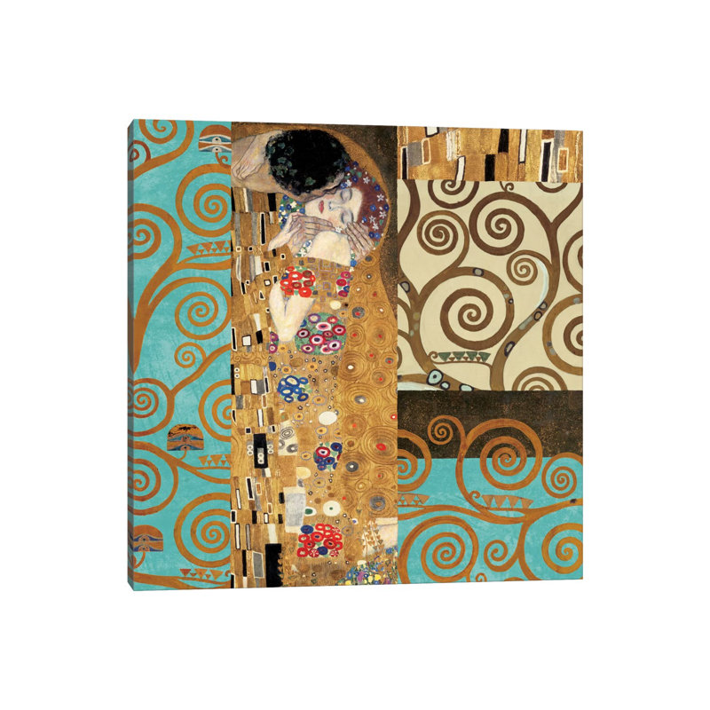 Klimt 150 Anniversary IV by Gustav Klimt - Wrapped Canvas Painting, 30.48 cm H x 30.48 cm W