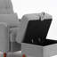 Upholstered Armchair with Footstool-709766313