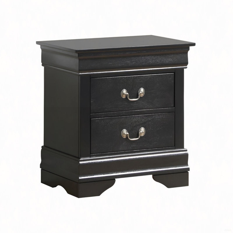 Table de chevet, table de chevet chic pour toute chambre à coucher, Noir