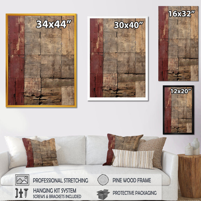 «Boundless Realms Infinite Dimensions - Collages abstraits», art mural, Cadre photo noir, H 44 po x l 34 po x P 1,5 po