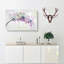 Colourful Orchids in Abstract - Wrapped Canvas-55316570