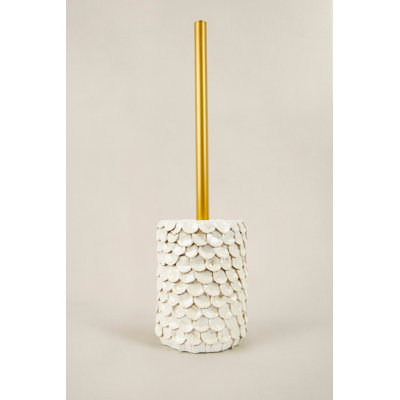 Brosse de toilette 7,9 po Cuesta or / crème