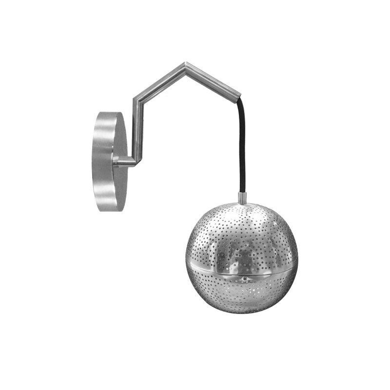 Amur Swing Arm Light, Silver