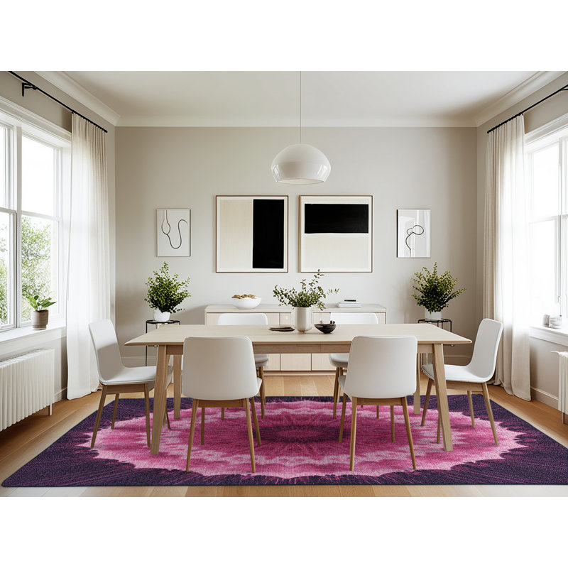 Floral Indoor Rug, Rectangle 7' x 10'