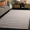 Tapis beige en laine / coton touffeté à la main Elona