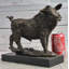 Grande sculpture de cochon sanglier Barye
