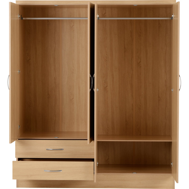 Cascio 4 Piece Bedroom Set, Natural