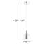 Wava 1-Light Single Dome Pendant-27911083