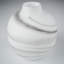Moon Mist Glass Table Vase