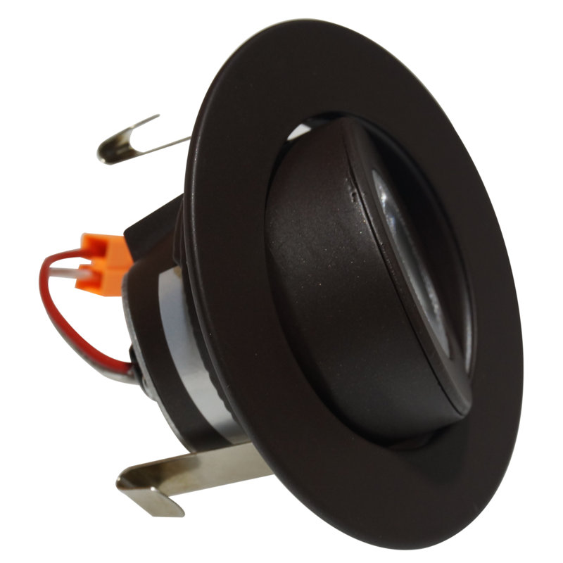 Ensemble d'éclairage encastré 3,13 "Remodel LED Retrofit, Bronze frotté à l'huile, 3000 K