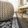 Jaiden French Border Black/Gray Rug
