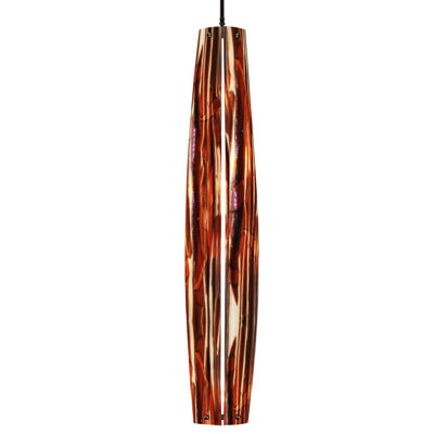 Luminaire suspendu cylindrique 1 lumière Kayme Marina