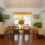 5-light Natural Rattan Kitchen Island Chandelier