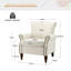 Zellig Traditional Wooden Upholstered Accent Chair-1429651853