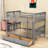  Doireann Full Over Full 2 Drawers Standard Bunk Bed by Harriet Bee-505172271