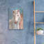 Art mural en verre épique «Maisy» par Danhui Nai, 16 po x 24 po