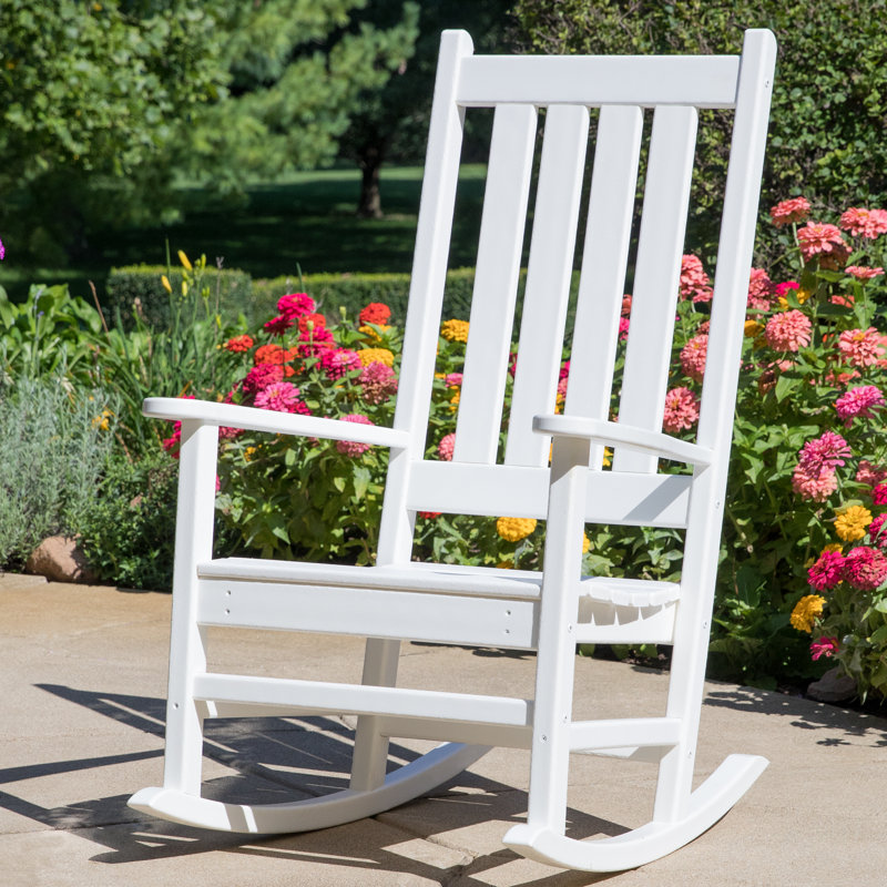 Chaise berçante POLYWOOD Vineyard Porch, Gris ardoise