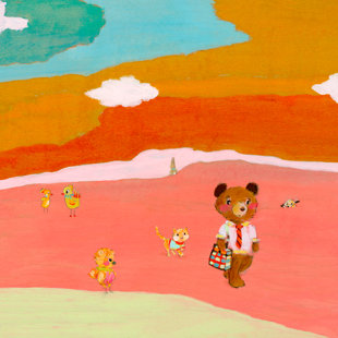 Art sur toile, "Business Bear"