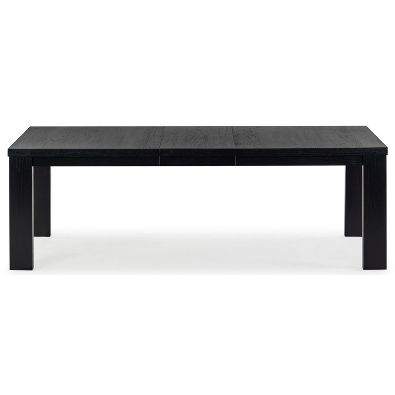 Desmond Extendable Wood Dining Table, Black