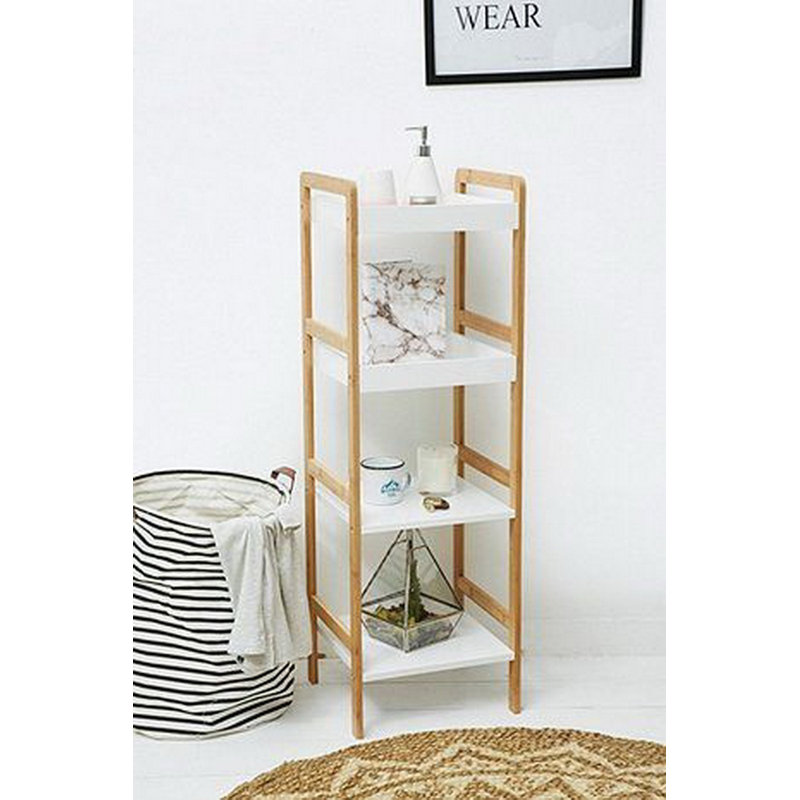 Dwinnell Bamboo Freestanding Bathroom Shelves