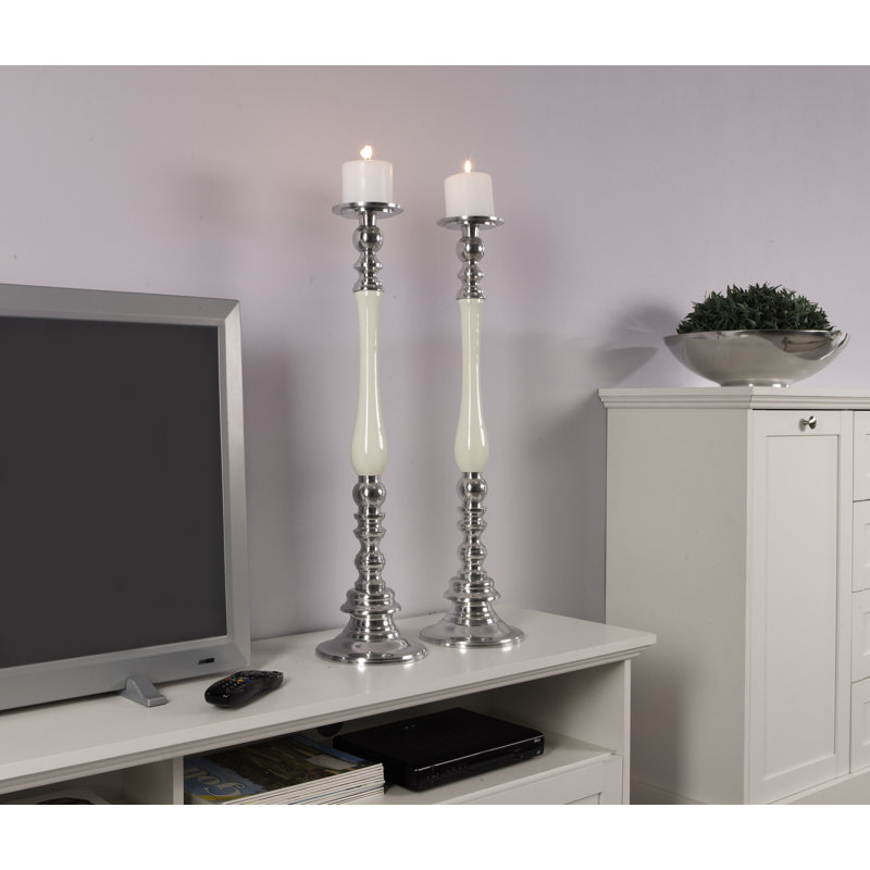 Metal Candelabra, 70cm H x 18cm diameter