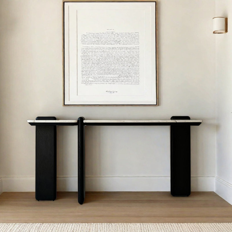 Console Modern Minimalist Art Design, H 31,5 po x l 78,74 po x P 15,75 po