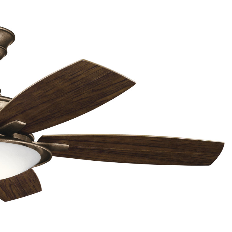 Ventilateur DEL 52 pouces Cameron, Cuivre thermolaqué patiné
