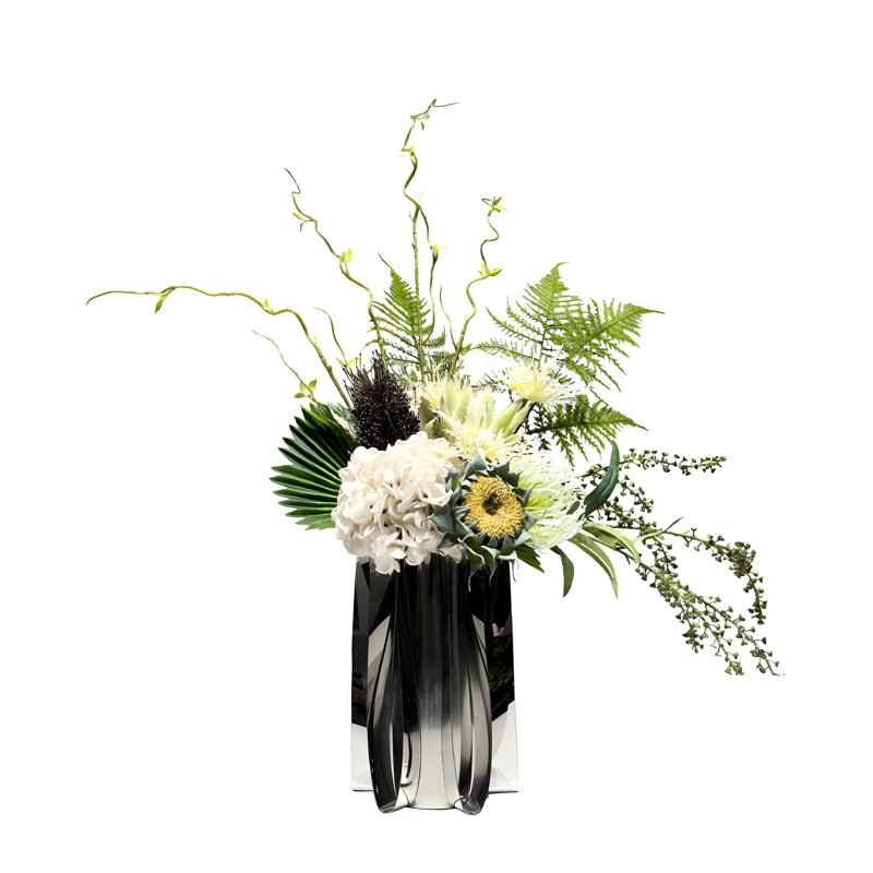 Ornements de fleurs simulées