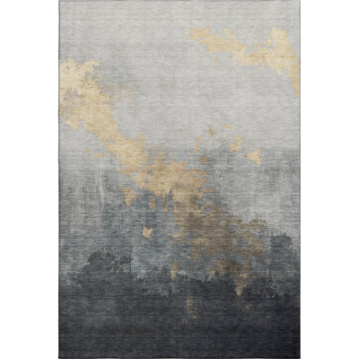 Premium Machine Washable Bennette AMF1881 Modern Rug