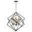 Lustre géométrique de style bougie 6 lumières Holzman