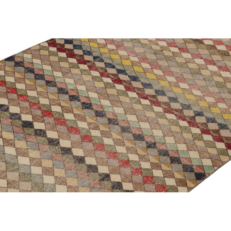 One-of-a-Kind Rectangle 4'6" X 8'5" Hand Knotted Area Rug